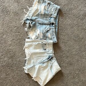 Used distressed shorts